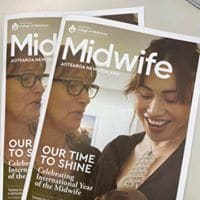 Midwife magazine cover